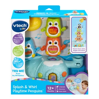 VTech Splash Whirl Playtime Penguins Interactive Bath Toy